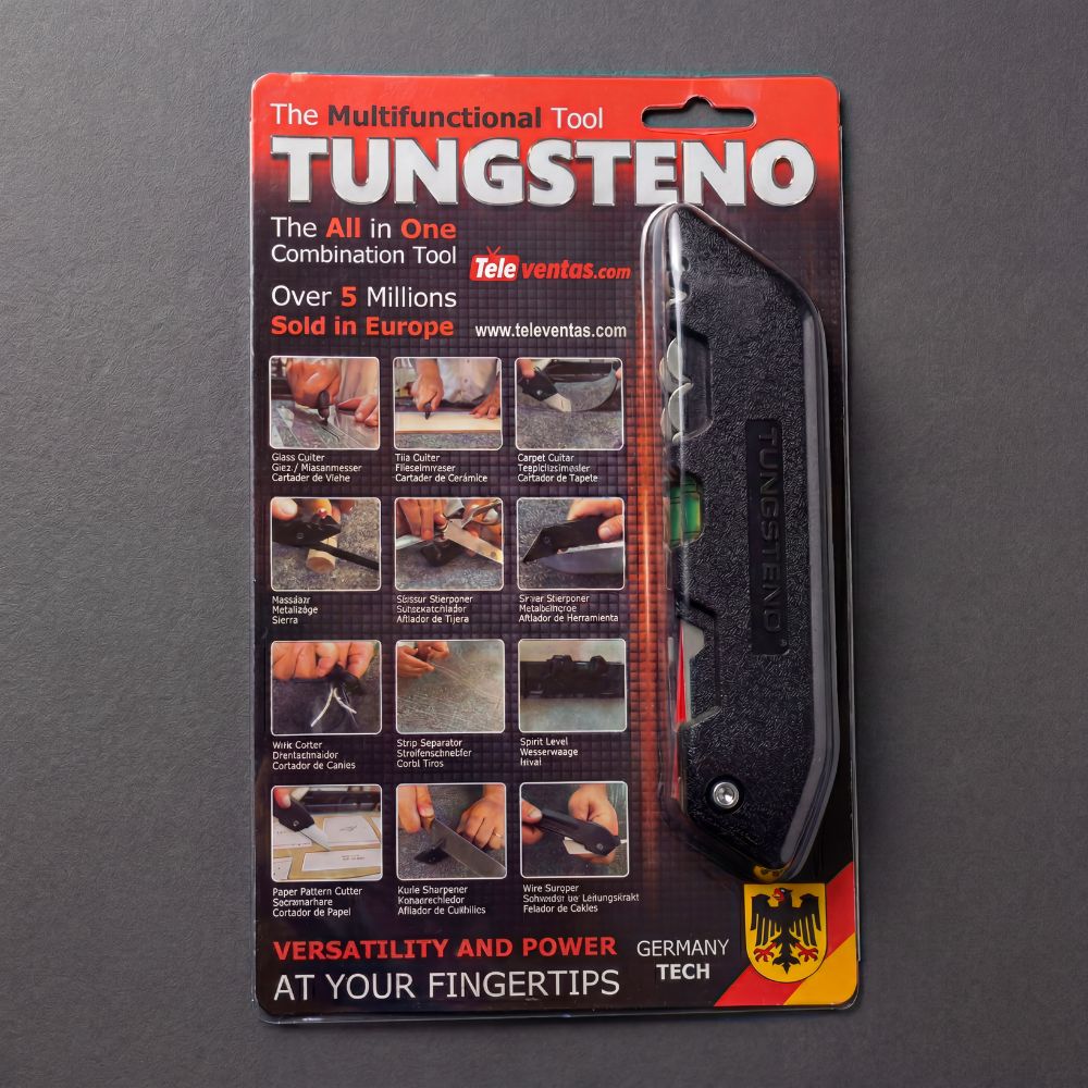 Cortador Multifuncional Tungsteno 10 en 1 + kit de Repuestos