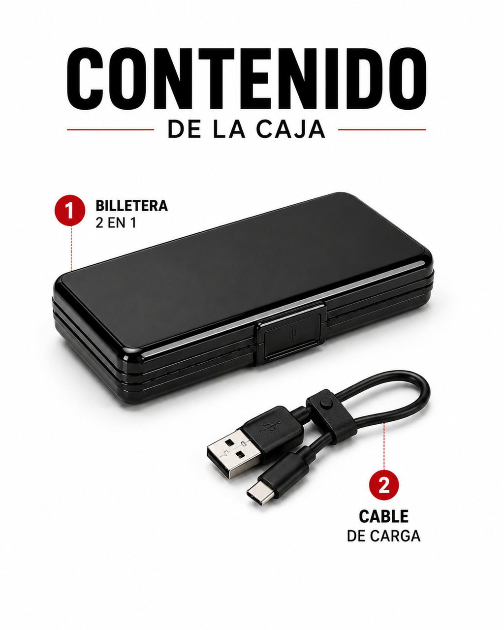 Power Bank – Billetera 2 En 1